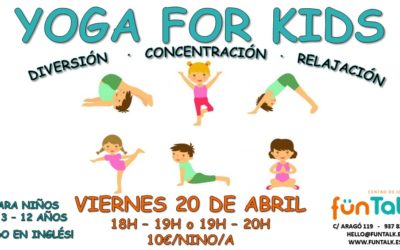 Events in English for adults and children. April 2018. Barcelona.