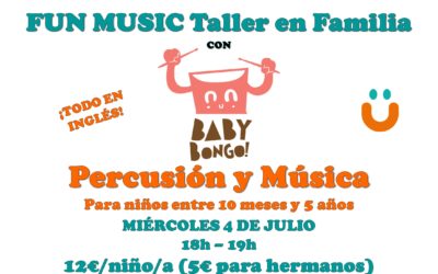 MUSIC WORKSHOP IN ENGLISH FOR FAMILIES