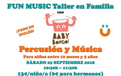 FAMILY MUSIC WORKSHOP IN ENGLISH